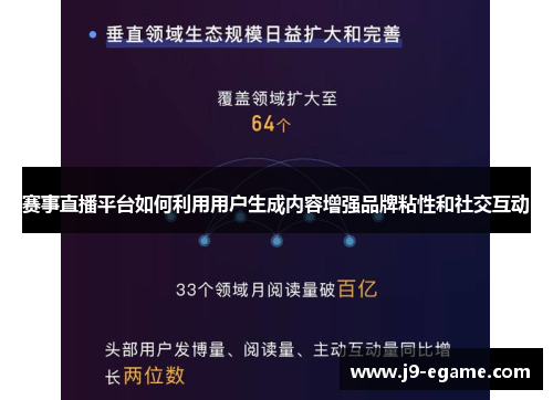 赛事直播平台如何利用用户生成内容增强品牌粘性和社交互动